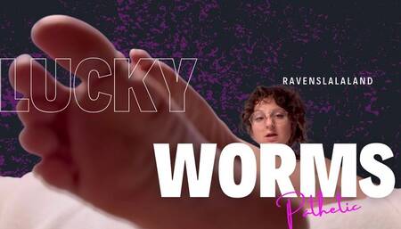 lucky worm humiliation