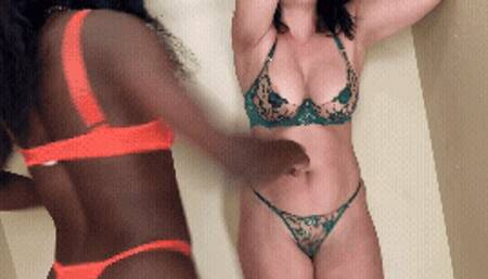 Belly of Defiance (4K MP4) Paris Love and Tilly McReese: Belly Punching, Belly Fetish