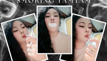 10 Seconds Hold of Smoking Tamtam - Smoking 2 Marlboro Red Cigarettes - Audible