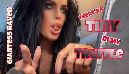 GIANTESS RAVEN FINDS A TINY IN HER TRUFFLE - VORE