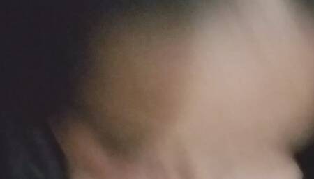 In a lonely night smoking cigarrete