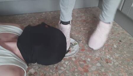 little snack under my sneakers