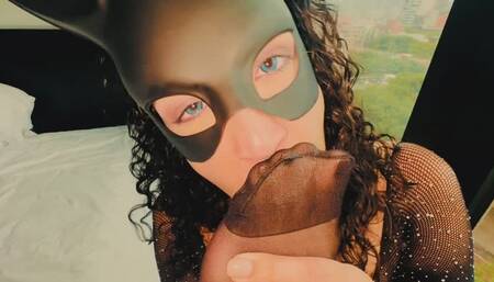 BUNNY GIRL BACK AT IT IN NYC! TOE SUCKING AND SELF WORSHIP