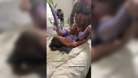 BDSM: Amateur Petite wife tied up and fucked