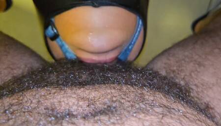 Pregnant Woman Taking Dick Deep Throat Until Drinking Milk