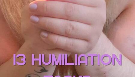 SSBBW Humiliation Tasks – Smoking, Mask & 13 Slave Challenges