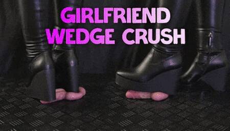 Your Girlfriend Carelessly Crushing Your Cock and Balls in Steve Madden Akira Wedge Boots (Close Version) - TamyStarly - Cock Balls Crush Trample, Shoejob, CBT, Trampling, Bootjob, Stomping