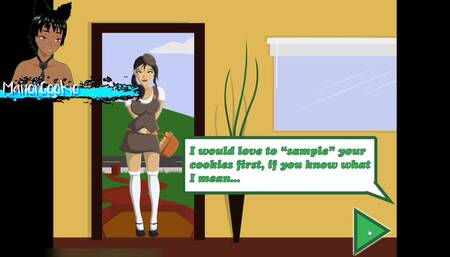 Cookie scout - Taste testing some cookies and getting some milk