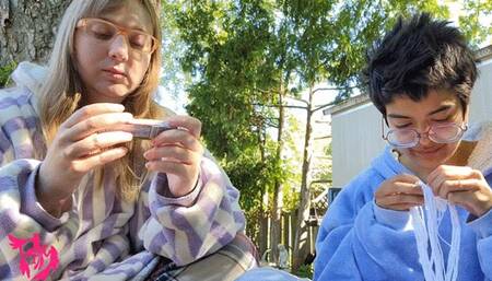 Bubble Gum Bubble blowing with Latina Carmin