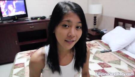 Petite Pinay finds smooth talking foreigner to fuck