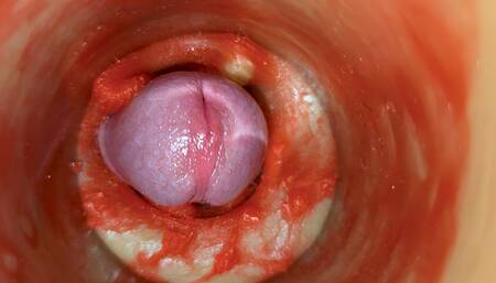 Cum without sperm. Excellent internal camera. 4K