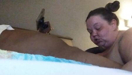 BBW Sloppy Deep Throat BBC