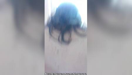 Husband & with Heated Bathroom Session - Belly Fuck Doggy Ass Fuck and Cum on Huge Big Boobs