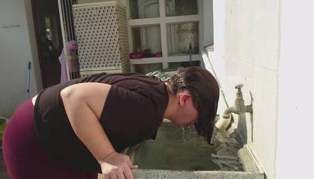 Hair Washing and Deep Head Dunking