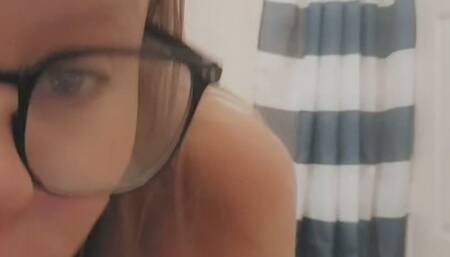 Topless Tease Gray SeeThrough Lingerie and Booty Bounce