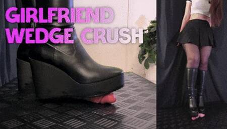 Your Girlfriend Carelessly Crushing Your Cock and Balls in Steve Madden Akira Wedge Boots (Double Slave Version) - TamyStarly - Cock Balls Crush Trample, Shoejob, CBT, Trampling, Bootjob, Stomping