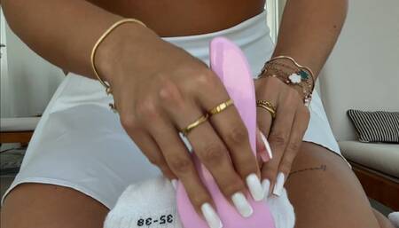 Tickled by My Tall Best Friend – Socks Brush Barefoot