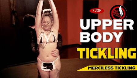 Ticklish Sasha's in Trouble!! Armpit and Belly Merciless Tickled Tied Up | First Time Naked and Restrained | Intense Upper Body Tickle Domination | Cruel Tickling | 720p HD
