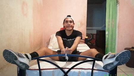 Another Super Ticklish Twink Boy: 18-Year-Old Fabian Receives Mean Tickling Treatment, Foot Worship As Well As Ball & Cock Tickling