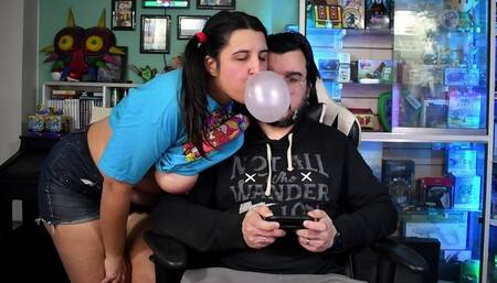 Annoying stepsister tease untill you loose your game - Bunny Looner [LOWRES]