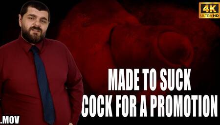 KingMarti: Made To Suck Cock For A Promotion - 4k uhd 2160p - MOV