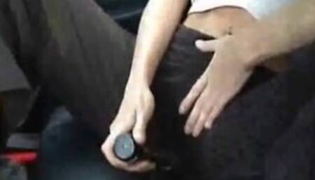 Car Fun with Naughty Exhibitonist