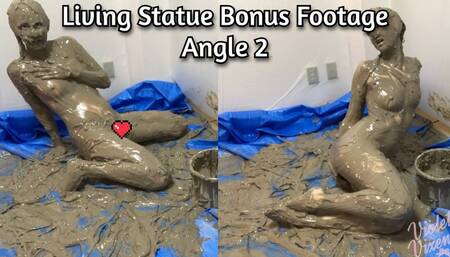 More Horny Clay Living Statue Bonus Footage Side Angle
