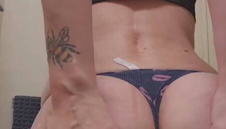 Sultry Striptease Curves Tits and Booty Twerk