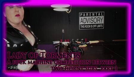 The Fuck Machine Competition: Part 1