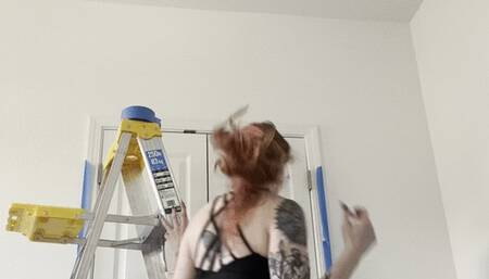 Taping My Room Before Painting