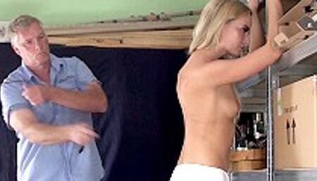 Victoria bare back whip 0509