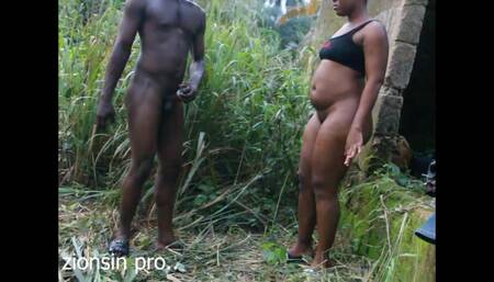 The Africans Were Caught in the Bush Fucking