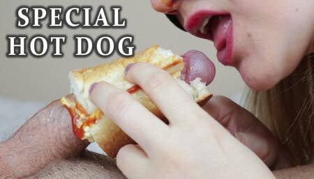 A cock finished in my special hotdog