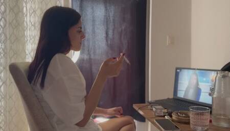 LOVE FRENCH BREATHING AND WATCHING TV