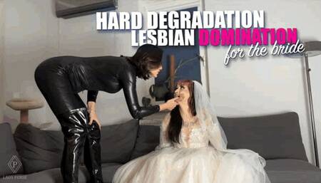 Hard degradation and lesbian domination for the bride - [4K MOV] | Lady Perse, Lunastazja