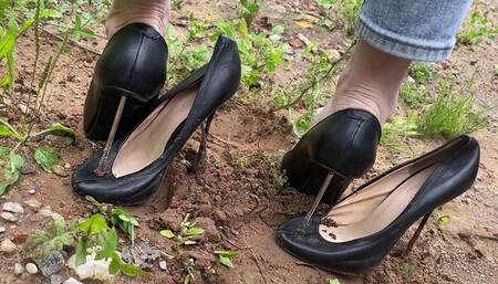 Metal High Heels vs High Heels, Metal Stilettos Crush, High Heels Stomping, High Heels Wrecked, High Heels Crush