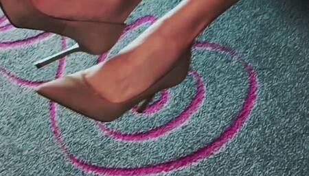 SUCKING MY TOES AFTER WORK (SELF WORSHIP)