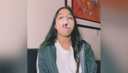 Pop faces and blow bubbles