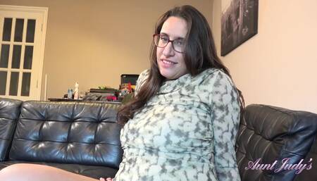 Auntjudys - Your Busty Landlady Ms. Kitty Kat Catches You Watching MILF Porn (pov)