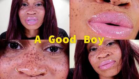 A Good Boy- Ebony Femdom Goddess Rosie Reed Slave Training Mental Conditioning- 1080p HD