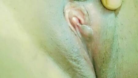 Black white and pink desi pussy clit