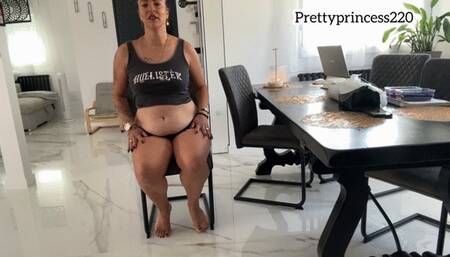 sexy belly and stinky and wet long farts