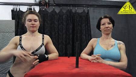 Armwrestling Zsuzsa vs Alexis Luna