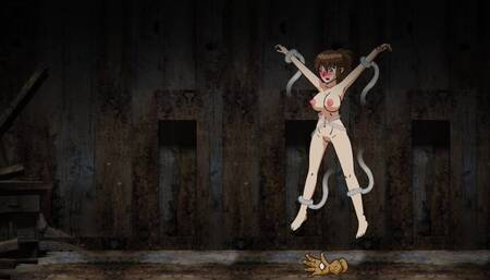 underground monsters pull her onto their members and fertilize her