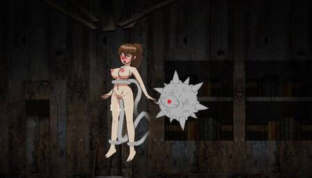 prickly ghost monster fucked her with a huge cock and stretched her tight pussy