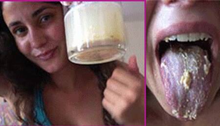 LUCILLE | SEXY_EATING TONGUE CHEWED_FOOD MOUTH_WASH_RINSE SPIT_FOOD DIRTY_TALK JOI_FEMDOM_FINDOM_HUMILIATION (ITALIAN LENGUAGE)