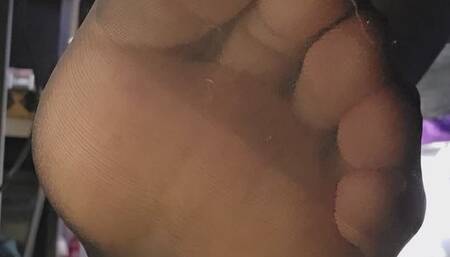 Did I just catch you smelling my feet?