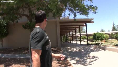 Horny Blonde Gives Her Man An Awesome Blowjob