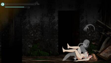 there was a ghost hiding in the painting and he caught the girl to impregnate her