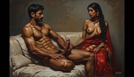 Threesome indian wife with collage boys xxx fucking harder